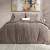 Sleeptime Flanel Mendez Taupe Dekbedovertrek - Dromen & Wonen