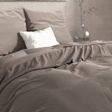 Sleeptime Flanel Mendez Taupe Dekbedovertrek - Dromen & Wonen