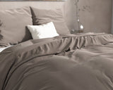 Sleeptime Flanel Mendez Taupe Dekbedovertrek - Dromen & Wonen