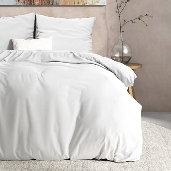 Sleeptime Flanel Mendez Wit Dekbedovertrek - Dromen & Wonen
