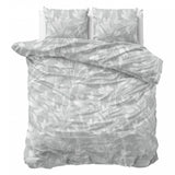 Sleeptime Flanel Rosa Grijs Dekbedovertrek - Dromen & Wonen