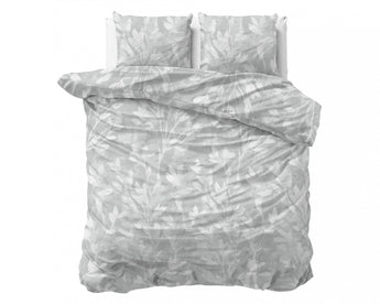 Sleeptime Flanel Rosa Grijs Dekbedovertrek - Dromen & Wonen