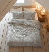 Sleeptime Flanel Rosa Grijs Dekbedovertrek - Dromen & Wonen