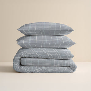 Sleeptime Flanel Seva Blauw Dekbedovertrek - Dromen & Wonen