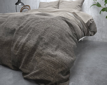 Sleeptime Flanel Stone Stripe Flanel Dekbedovertrek - Dromen & Wonen
