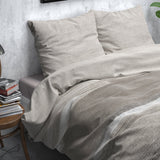 Sleeptime Flanel Stone Stripe Flanel Dekbedovertrek - Dromen & Wonen
