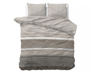 Sleeptime Flanel Stone Stripe Flanel Dekbedovertrek - Dromen & Wonen