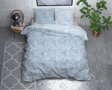 Sleeptime Flanel Washed Cotton Blauw Dekbedovertrek - Dromen & Wonen