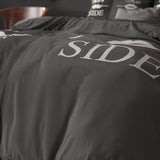 Sleeptime His and Her side 3 Zwart Dekbedovertrek - Dromen & Wonen