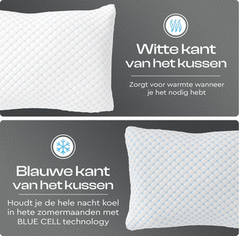 Sleeptime Hoofdkussen - Navulbaar & Verkoelend - Dromen & Wonen