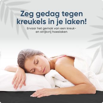 Sleeptime Hotel Jersey Hoeslaken Antraciet - Dromen & Wonen