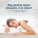 Sleeptime Hotel Jersey Hoeslaken Creme - Dromen & Wonen