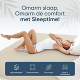 Sleeptime Hotel Jersey Hoeslaken Creme - Dromen & Wonen