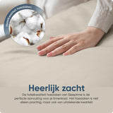 Sleeptime Hotel Jersey Hoeslaken Creme - Dromen & Wonen