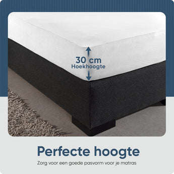 Sleeptime Hotel Jersey Hoeslaken Wit - Dromen & Wonen