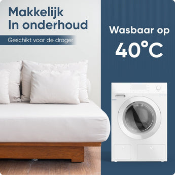 Sleeptime Hotel Jersey Hoeslaken Wit - Dromen & Wonen