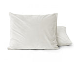 Sleeptime Kussensloop - 2 Stuks - Velvet - Creme - 60x70 - Dromen & Wonen