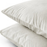Sleeptime Kussensloop - 2 Stuks - Velvet - Creme - 60x70 - Dromen & Wonen