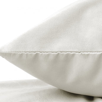 Sleeptime Kussensloop - 2 Stuks - Velvet - Creme - 60x70 - Dromen & Wonen
