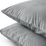 Sleeptime Kussensloop - 2 Stuks - Velvet - Grijs - 60x70 - Dromen & Wonen