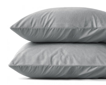 Sleeptime Kussensloop - 2 Stuks - Velvet - Grijs - 60x70 - Dromen & Wonen