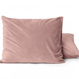 Sleeptime Kussensloop - 2 Stuks - Velvet - Roze - 60x70 - Dromen & Wonen