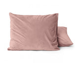 Sleeptime Kussensloop - 2 Stuks - Velvet - Roze - 60x70 - Dromen & Wonen