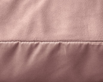 Sleeptime Kussensloop - 2 Stuks - Velvet - Roze - 60x70 - Dromen & Wonen