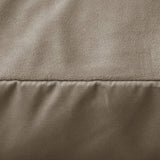 Sleeptime Kussensloop - 2 Stuks - Velvet - Taupe - 60x70 - Dromen & Wonen