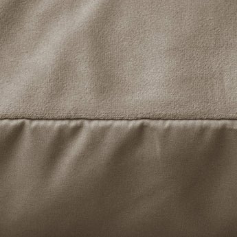 Sleeptime Kussensloop - 2 Stuks - Velvet - Taupe - 60x70 - Dromen & Wonen