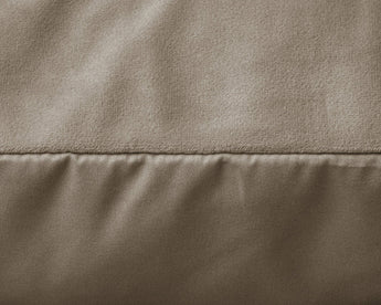 Sleeptime Kussensloop - 2 Stuks - Velvet - Taupe - 60x70 - Dromen & Wonen