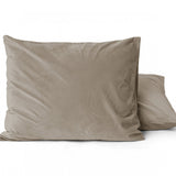 Sleeptime Kussensloop - 2 Stuks - Velvet - Taupe - 60x70 - Dromen & Wonen
