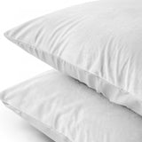 Sleeptime Kussensloop - 2 Stuks - Velvet - Wit - 60x70 - Dromen & Wonen