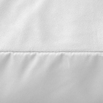 Sleeptime Kussensloop - 2 Stuks - Velvet - Wit - 60x70 - Dromen & Wonen