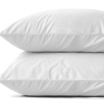 Sleeptime Kussensloop - 2 Stuks - Velvet - Wit - 60x70 - Dromen & Wonen