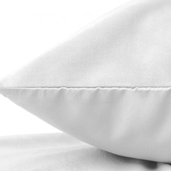 Sleeptime Kussensloop - 2 Stuks - Velvet - Wit - 60x70 - Dromen & Wonen
