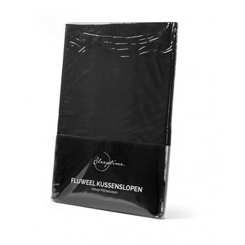 Sleeptime Kussensloop - 2 Stuks - Velvet - Zwart - 60x70 - Dromen & Wonen