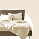 Sleeptime Kussensloop Glans Satijn 2 Stuks - Creme - 60 x 70 cm - Dromen & Wonen