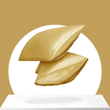 Sleeptime Kussensloop Glans Satijn 2 Stuks - Goud - 60 x 70 cm - Dromen & Wonen