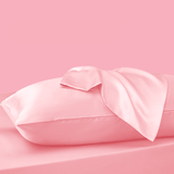 Sleeptime Kussensloop Glans Satijn 2 Stuks - Roze - 60 x 70 cm - Dromen & Wonen