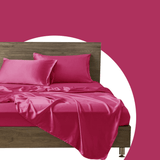Sleeptime Kussensloop Glans Satijn 2 Stuks - Roze - 60 x 70 cm - Dromen & Wonen