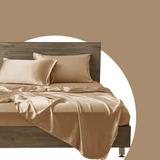 Sleeptime Kussensloop Glans Satijn 2 Stuks - Taupe - 60 x 70 cm - Dromen & Wonen