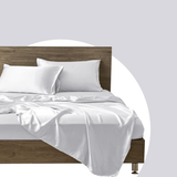 Sleeptime Kussensloop Glans Satijn 2 Stuks - Wit - 60 x 70 cm - Dromen & Wonen