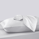 Sleeptime Kussensloop Glans Satijn 2 Stuks - Wit - 60 x 70 cm - Dromen & Wonen