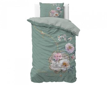 Sleeptime Lyra Groen Dekbedovertrek - Dromen & Wonen