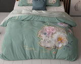 Sleeptime Lyra Groen Dekbedovertrek - Dromen & Wonen