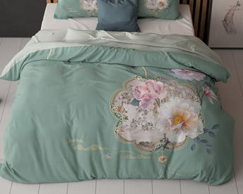 Sleeptime Lyra Groen Dekbedovertrek - Dromen & Wonen