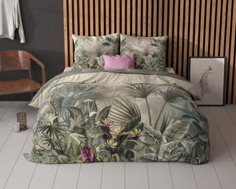 Sleeptime Macy Groen Dekbedovertrek - Dromen & Wonen