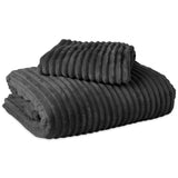 Sleeptime Rib Teddy Antraciet Dekbedovertrek - Dromen & Wonen