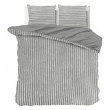 Sleeptime Rib Teddy Grijs Dekbedovertrek - Dromen & Wonen